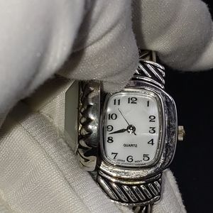 Charter Club Silver Tone Bangle Watch